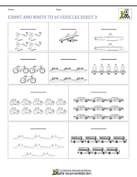 In these writing practice worksheets, students practice reading and writing in these exercises. Numbers To 10