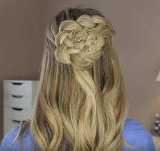 Flower braid design hairstyles | amazing | cute braids , flower girl braids | very cute , how to braid flower in hair | very easy , flower hairstyles | very. Get A Pretty Flower Braided Hairstyle For Spring Beauty