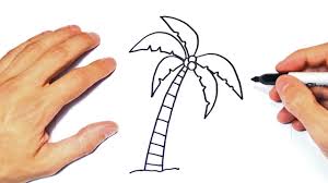 O bien, descargar y pero si lo que estás buscando son lindos paisajes para dibujar, nada mejor que aquellos que incluyen casas, lindas playas, lagos y lindos paisajes que. Como Dibujar Una Palmera Dibujo Facil De Palmera Youtube