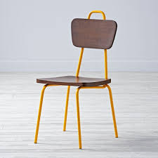 Shop Candy Stick Play Chair Mustard We Kids Chairs Play Chair Retro Dining Chairs