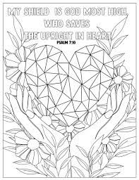 We polled our members to find out what psalms are the most meaningful, and these 36 bible verses made the top of the list! Psalm 7 10 Coloring Pages For Adults 1 Printable Coloring Etsy
