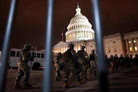 President joe biden has apologised after some members of the national guard stationed at the us capitol were pictured sleeping in a car park. 1 100 Guard Troops Deploy To Dc Amid Us Capitol Siege By Mob Of Protesters Military Com