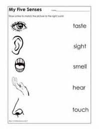Pin By Jessica Anderson On Preschool Five Senses Worksheet Free Kindergarten Worksheets Kindergarten Worksheets Printable