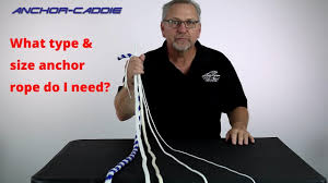 what rope size and type do i need for my anchor system