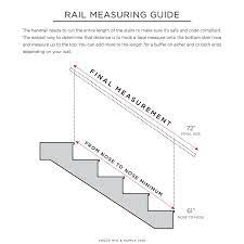 5 Modern Handrail 3 Brackets Tube Steel Hand Rail Wall Rail Stair Step Railing Wall Mount Wall Decor Home Improvement Handrail Modern Handrails Handrail Brackets