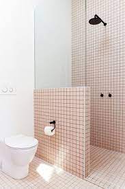 Besides, you have the opportunity to add different features such as borders, mirrors, and unique bathroom fixtures. 2 Alike Pink Bathroom Tiles Bathroom Inspiration Small Bathroom Remodel Bathroom Interior