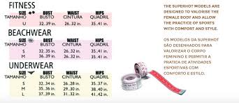 Sizing Chart Brazilian Brands Offer Various Size Options