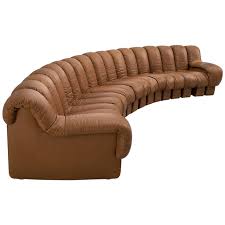 De Sede Ds 600 Non Stop Sectional Sofa In Cognac Leather Sectional Sofa Sectional Italian Furniture Modern