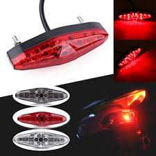 12v 15 Led Motorcycle Brake Stop Running Tail Light Rear Light Atv Dirt Bike Rear Tail Lights Universal Car Styling Aliexpress