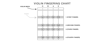 a beginners guide to proper violin fingering chart