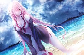 Read ⇢ pink haired anime girls from the story anime zodiac signs by willowavenue_ (willow) with 29,289 reads. White Bikini Long Hair Looking At Viewer Pink Hair Anime Girls Ocean View Anime 2250x1475 Wallpaper Wallhaven Cc