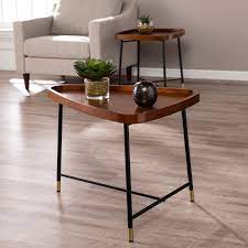 Check spelling or type a new query. Carson Carrington Malvina Midcentury Modern Triangle End Table