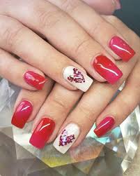 Romantic Valentine S Day Heart Shape Nail Design Ideas 2019 Naildesign Valent Valentine S Day Nail Designs Almond Nails Designs Almond Shaped Nails Designs We have just the right selection of manicures to help make your valentine's day rock with our special valentines nails design ideas!