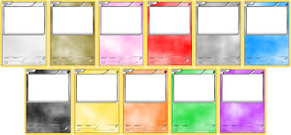 Maybe you would like to learn more about one of these? Pokemon Blank Card Templates By Levelinfinitum On Deviantart Pokemon Card Template Blank Card Template Trading Card Template