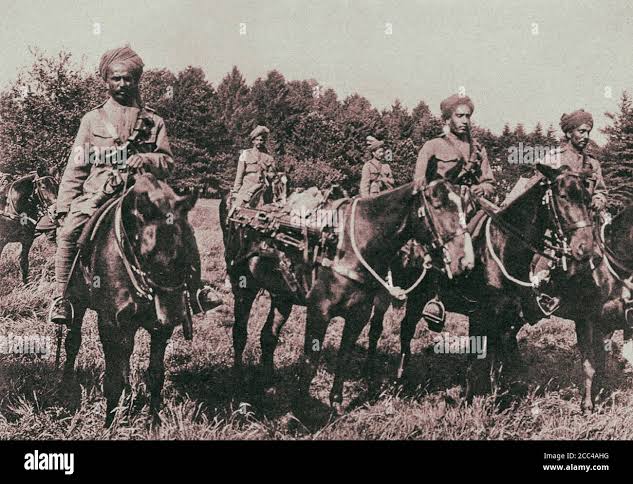 British indian army cavalry hi-res stock photography and images - Alamy