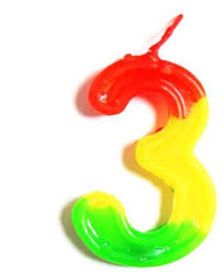 Number 3 B Day Candle At Rs 299 Pack New Delhi Id 16161924262 451 x 720 png 97 кб.