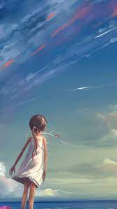 The Girl Of Dreams Iphone 5s Wallpaper Anime Scenery Anime Background Wallpaper