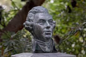 Sculpture honoring Sir Joseph Banks