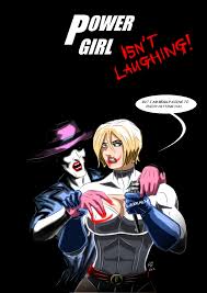 Power Mad 3 Power Girl Vs The Joker By Adamantis On Deviantart I had to do an updated version of my batgirl panel print because her new costume looks much better and i wasn't wild about the way i drew her in the fir. power mad 3 power girl vs the joker