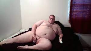 Fat Man Watching Porn and Masturbating his Small Cock - Pornhub.com