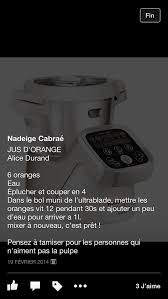 Jus D Orange Recettes De Cuisine Recette Companion Moulinex Recette Companion