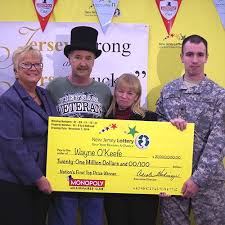 The New Jersey Lottery Welcomed The First National Monopoly Millionaires Club Winner Wayne O Keefe Pictured A One Million Dollars Millionaires Club Lottery