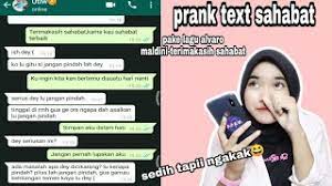 Prank teman lewat whatsapp pake lagu. Prank Text Sahabat Sampe Nangis Pake Lagu Alvaro Maldini Terimaksih Sahabat Youtube