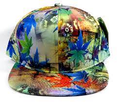 Wholesale Blank Hats Caps Multicolor Leaves