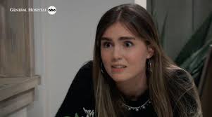 Emma plays a dangerous game of telephone with news of Sasha's pregnancy...  and her alleged baby daddy. #GeneralHospital