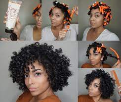 Curly perms are done using chemicals that help reshape small sections of hair. Top Tips For Flexi Rods On Natural Hair Flexi Rods Guide Natural Hair Flexi Rods Damp Hair Styles Curly Hair Styles