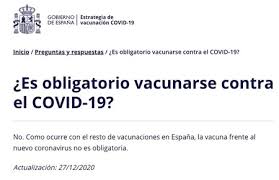 ¿puede despedirse a un empleado por no vacunarse o un alcalde prohibir la entrada a los espacios públicos si no se muestra una tarjeta de vacunación? Vacunacion Obligatoria Para La Covid 19 Que Dice La Ley Y Hasta Que Punto Se Puede Multar A Quienes Decidan No Vacunarse