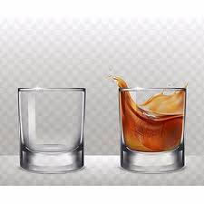 Set Of Glasses For Alcohol In A Realistic Style Glass Isolated Background Png And Vector With Transparent Background For Free Download In 2020 Alcohol Transparent Background Red Wine Glasses