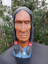 Largest basswood carving yet, 4'6" tall