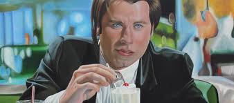 Vincent Vega ($5 Milkshake) by Ryan Rice (2023) : Painting Oil