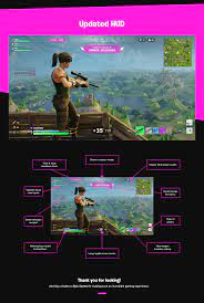 Fortnite Battle Royale Ps4 Conceptual Hud Redesign On Behance Battle Conceptual Fortnite