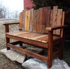 Cast iron gothic white house garden benches sold. 18 Beautiful Handcrafted Outdoor Bench Designs Rustic Outdoor Benches Wood Bench Outdoor Rustic Wood Bench