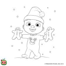 Download or print this amazing coloring page: Cocomelon Nursery Rhymes On Instagram Coloring Page Wednesday Have A Merry Chr Coloring Pages Cartoon Coloring Pages Happy Birthday Banner Printable