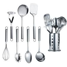 Best kitchen utensil set stainless steel. Amazon Stainless Steel Kitchen Utensil 7 Piece For 13 99 W Code Reg 27 99 Stainless Steel Kitchen Stainless Steel Kitchen Utensils Stainless Steel Kitchen Tools