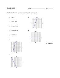 ) + =0 4 x Slope Quiz Formative Assessment By Hagerman Pirates Tpt