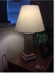 Time to put your embroidery skills squarely under the spotlight! Rustic Table Lamp