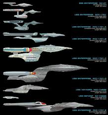 Starship Comparison Chart Star Trek Star Trek Enterprise