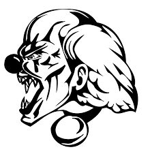 Beautiful clown coloring pages 20 in seasonal colouring pages with. Evil Face Tattoo Drawings