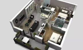 Denah rumah minimalis type 64 3 kamar tidur 1 lantai. 37 Gambar Desain Rumah Minimalis 2 Kamar Ukuran 6x10 Paling Banyak Di Minati Deagam Design