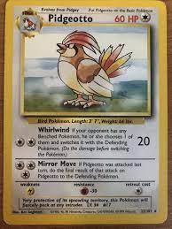 Pidgeotto - Base Set - 22102 - Rare - Pokemon Card - (LP) Lightly Played |  eBay