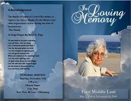 Pin By Jennifer Sizemore On Celebration Of Life Funeral Program Template Free Funeral Program Template Funeral Programs