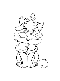 We have collected 40+ cute animal coloring page for girls images of various designs for you to color. Disney Marie Cat Coloring Pages Free Printable Disney Marie Cat Coloring Pages