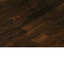 This wood is a light honey color with distinctive grain patterns. Acacia Black Walnut Engineered Light Distress Mill Run 6594