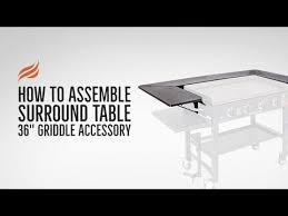 Blackstone 36 Surround Table Accessory Assembly Blackstone Griddle Youtube Blackstone Griddle Table Accessories Griddles
