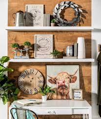 Create A Space You Wouldn T Mind Working In With On Trend Wall Decor Accent Pieces And More Wholesale Decor Cheap Farmhouse Decor Decor