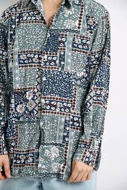 Find great deals on men's floral button down shirts at kohl's today! 80s Floral Patterned Shirt Vintage Clothes Online For Men